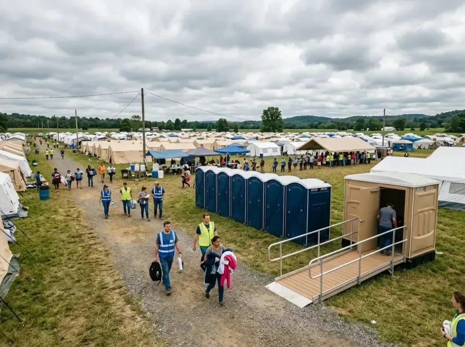 disaster-relief-camp-restrooms-010 — frequently asked questions, Dumpster & Portable Bathrooms Rental in Soda Springs, ID